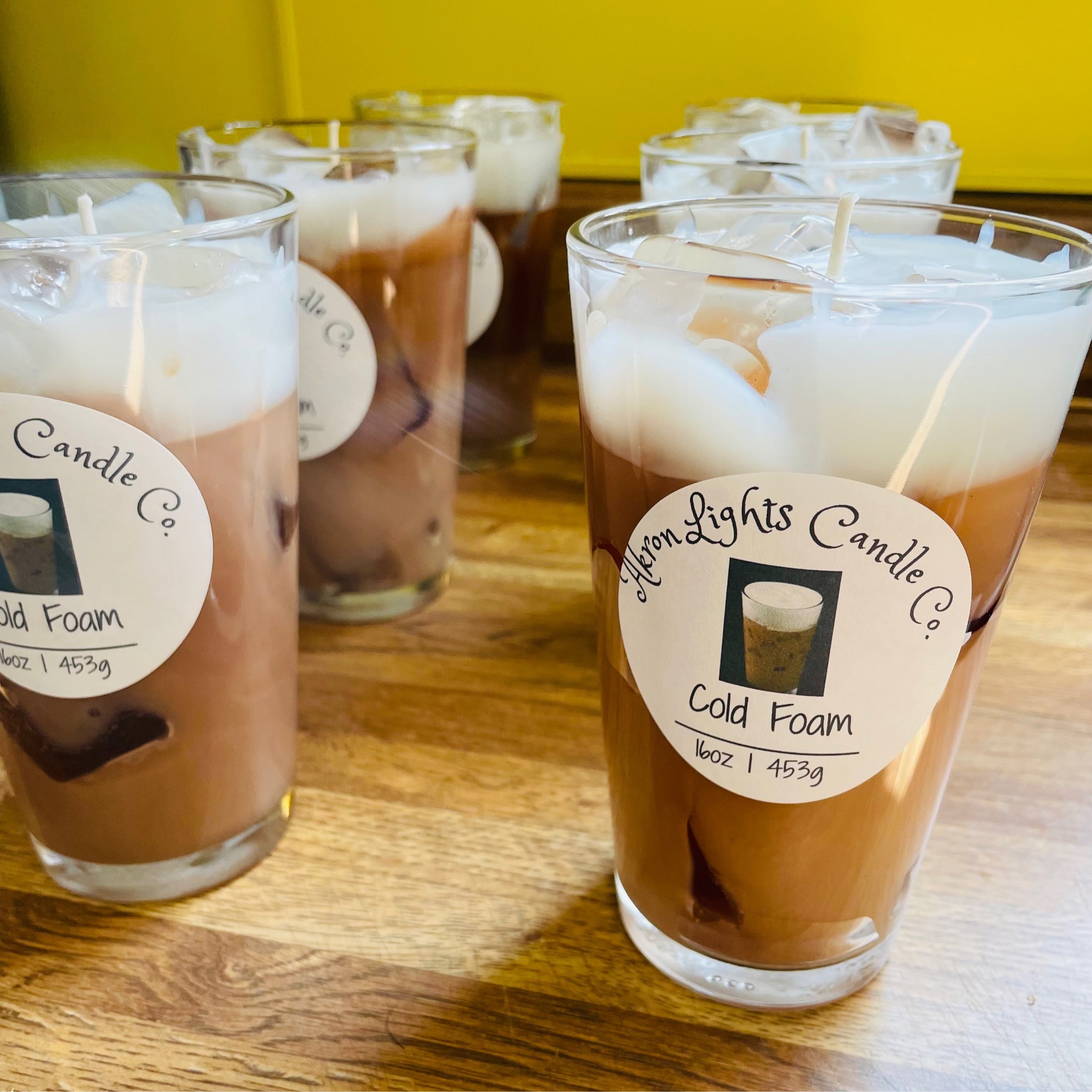 Cold Foam Iced Coffee Candle